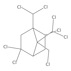 2,5,5,8,8,9,10,10-Octachlorobornane结构式