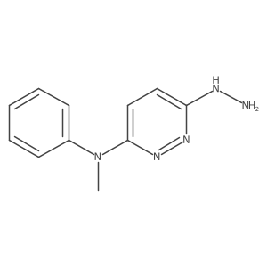 6-hydrazino-N-methyl-N-phenylpyridazine-3-amine Structure