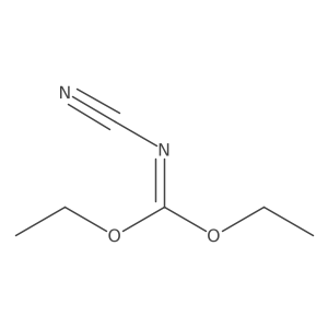 diethyl N-cyanocarbonimidate Structure