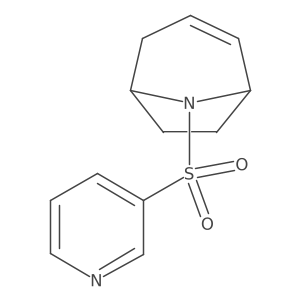 8-(Pyridine-3-sulfonyl)-8-azabicyclo[3.2.1]oct-2-ene结构式
