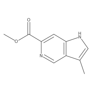Methyl 3-methyl-1H-pyrrolo[3,2-c]pyridine-6-carboxylate Structure