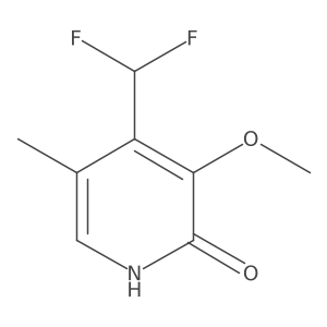 4-(Difluoromethyl)-3-methoxy-5-methylpyridin-2-ol结构式