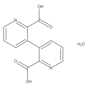 [3,3'-Bipyridine]-2,2'-dicarboxylic Acid Hydrate结构式