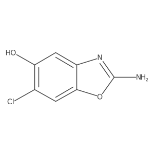 2-Amino-6-chloro-1,3-benzoxazol-5-OL Structure