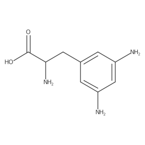 2-Amino-3-(3,5-diaminophenyl)propanoic acid Structure