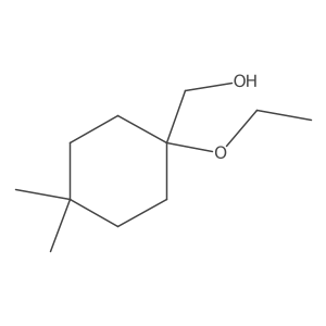 (1-Ethoxy-4,4-dimethylcyclohexyl)methanol结构式