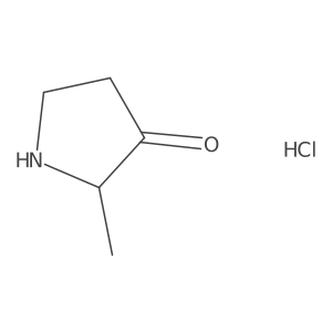 2-Methyl-3-pyrrolidinone hydrochloride Structure