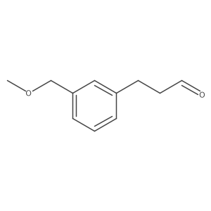 3-[3-(Methoxymethyl)phenyl]propanal结构式