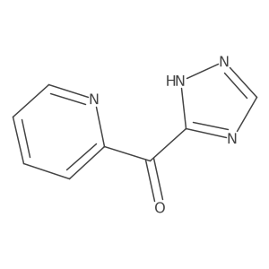 2-(4H-1,2,4-triazole-3-carbonyl)pyridine结构式