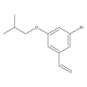 3-Bromo-5-isobutoxybenzaldehyde Structure