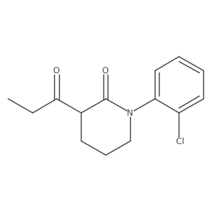 1-(2-Chlorophenyl)-3-propanoylpiperidin-2-one结构式