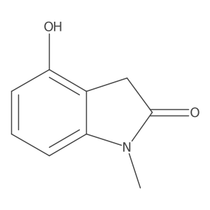4-Hydroxy-1-methylindolin-2-one Structure