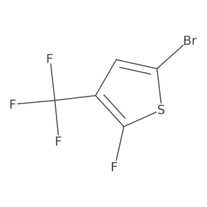 5-Bromo-2-fluoro-3-(trifluoromethyl)thiophene结构式