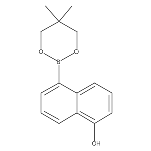 5-(5,5-Dimethyl-1,3,2-dioxaborinan-2-YL)-1-naphthol Structure