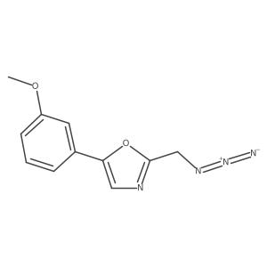 2-(Azidomethyl)-5-(3-methoxyphenyl)oxazole结构式