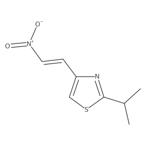 4-(2-Nitroethenyl)-2-(propan-2-yl)-1,3-thiazole Structure