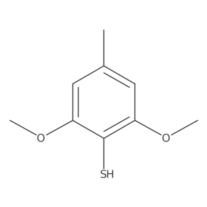 2,6-Dimethoxy-4-methylbenzene-1-thiol结构式