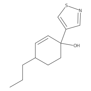 4-Propyl-1-(1,2-thiazol-4-yl)cyclohex-2-en-1-ol Structure