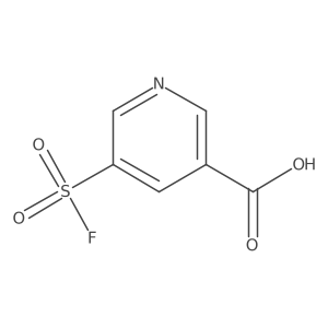 5-(Fluorosulfonyl)pyridine-3-carboxylic acid Structure