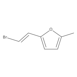 2-(2-Bromoethenyl)-5-methylfuran Structure
