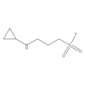3-(Cyclopropylamino)propane-1-sulfonyl fluoride结构式