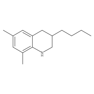 3-Butyl-6,8-dimethyl-1,2,3,4-tetrahydroquinoline Structure