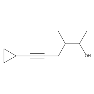 6-Cyclopropyl-3-methylhex-5-yn-2-ol Structure