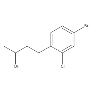 (2R)-4-(4-bromo-2-chlorophenyl)butan-2-ol Structure