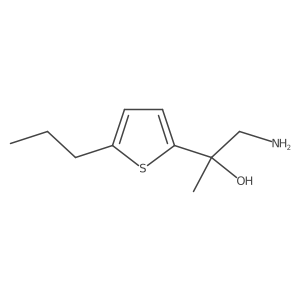 1-Amino-2-(5-propylthiophen-2-yl)propan-2-ol Structure