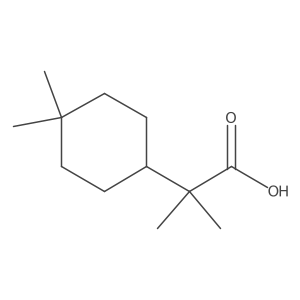 2-(4,4-Dimethylcyclohexyl)-2-methylpropanoic acid结构式