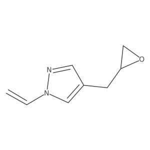 1-ethenyl-4-[(oxiran-2-yl)methyl]-1H-pyrazole Structure