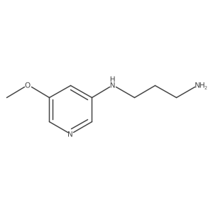 N1-(5-methoxy-3-pyridinyl)-1,3-propanediamine Structure