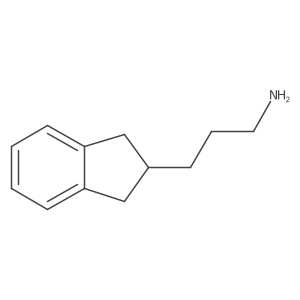 3-(2,3-dihydro-1H-inden-2-yl)propan-1-amine Structure