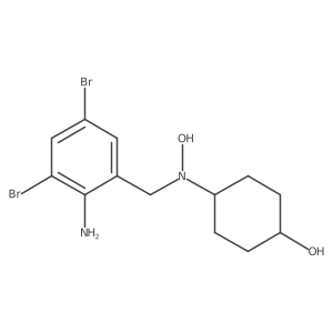 Rel-(1r,4r)-4-((2-amino-3,5-dibromobenzyl)(hydroxy)amino)cyclohexan-1-ol Structure