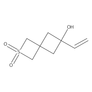 6-Hydroxy-6-vinyl-2-thiaspiro[3.3]heptane 2,2-dioxide结构式