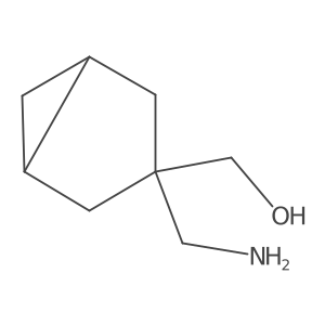 [3-(Aminomethyl)-3-bicyclo[3.1.0]hexanyl]methanol结构式