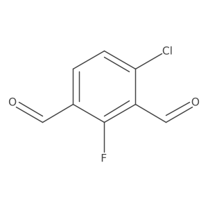 4-Chloro-2-fluoroisophthalaldehyde Structure