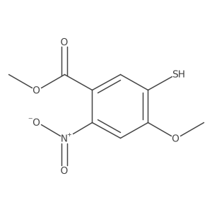 Methyl 4-methoxy-2-nitro-5-sulfanylbenzoate Structure