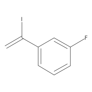 1-Fluoro-3-(1-iodoethenyl)benzene结构式