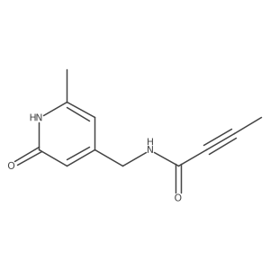 N-[(2-Methyl-6-oxo-1H-pyridin-4-yl)methyl]but-2-ynamide结构式