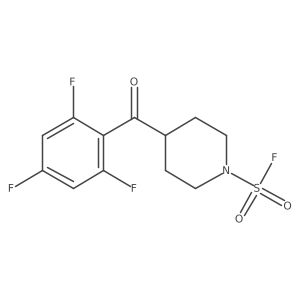 4-(2,4,6-Trifluorobenzoyl)piperidine-1-sulfonyl fluoride Structure