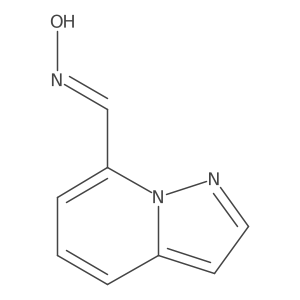 (NE)-N-(pyrazolo[1,5-a]pyridin-7-ylmethylidene)hydroxylamine结构式