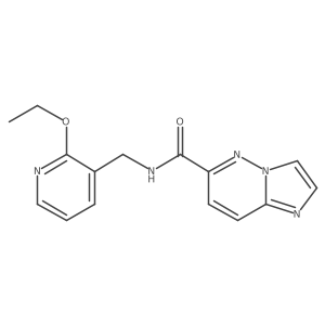 N-[(2-ethoxypyridin-3-yl)methyl]imidazo[1,2-b]pyridazine-6-carboxamide Structure