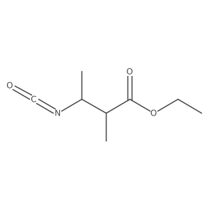 Ethyl 3-isocyanato-2-methylbutanoate结构式