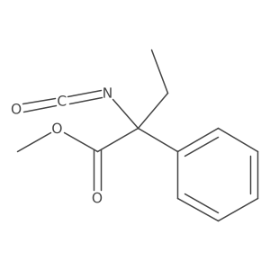 Methyl 2-isocyanato-2-phenylbutanoate结构式