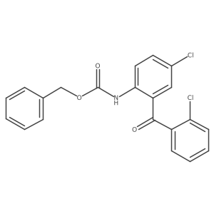 benzyl N-[4-chloro-2-(2-chlorobenzoyl)phenyl]carbamate结构式