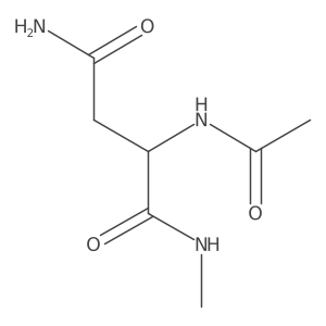 2-acetamido-N-methylbutanediamide结构式