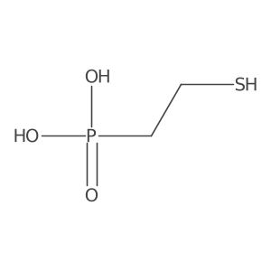 2-Mercaptoethylphosphonic acid结构式