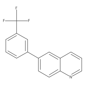 6-[3-(Trifluoromethyl)phenyl]quinoline Structure