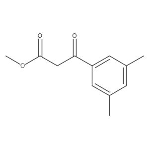 Methyl 3-(3,5-dimethylphenyl)-3-oxopropanoate结构式